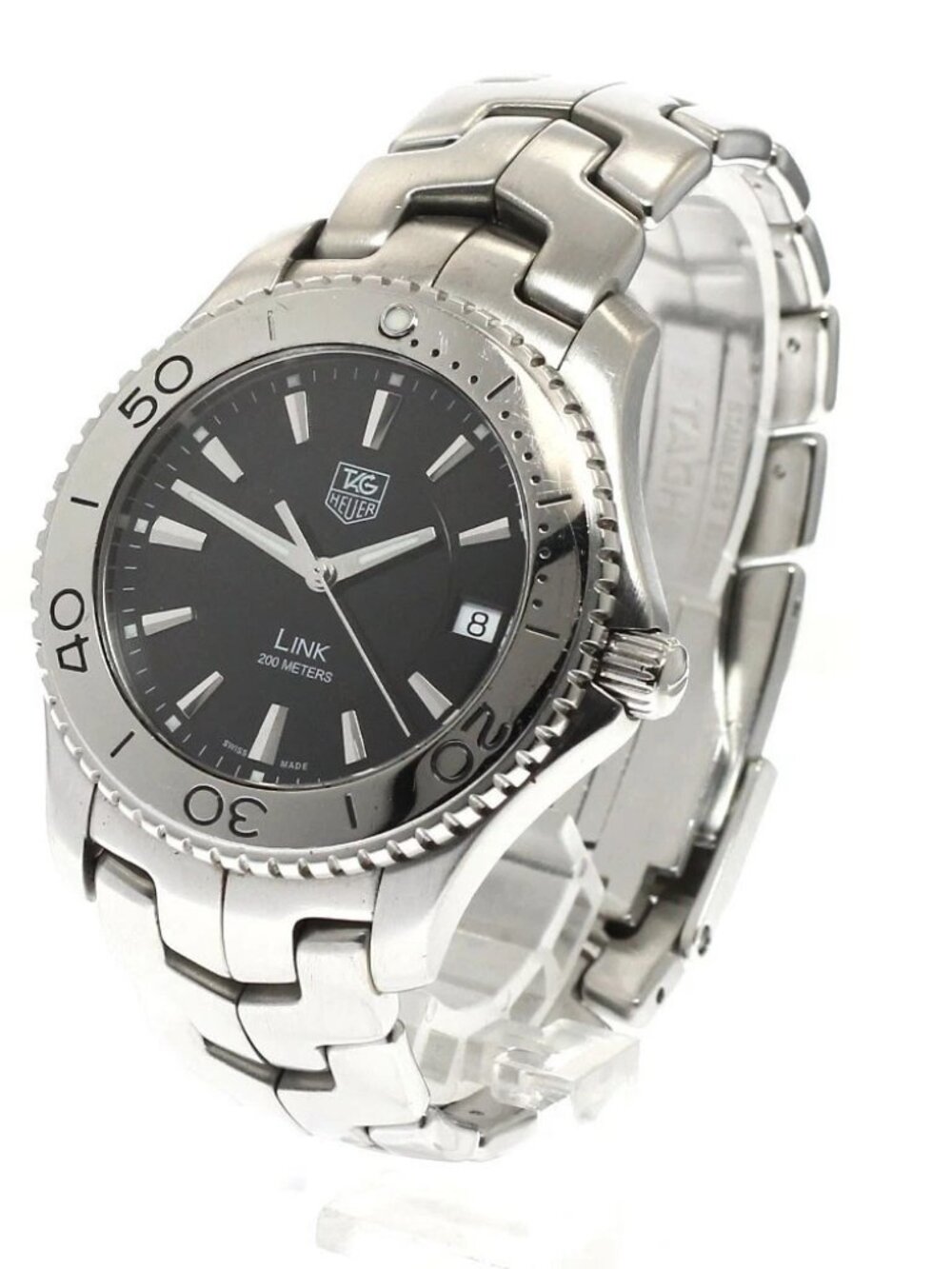 TAG HEUER Link WJ1110.BA0570 Date Black Dial Quartz Men's Watch_938681